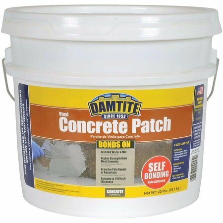 DAMTITE BondsOn 40 Lb. Gray Ready-to-Use Vinyl Concrete Patch 04045